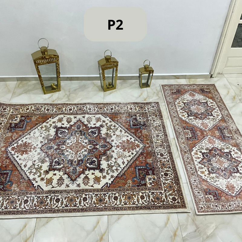 Pack tapis 2 pièces salon et couloir  - Image 3